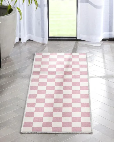 Vista 17 de Well Woven Apollo Flatwoven Modern Squares Alfombra multicolor de 3 pies 3 pulgadas x 5 pies para niños