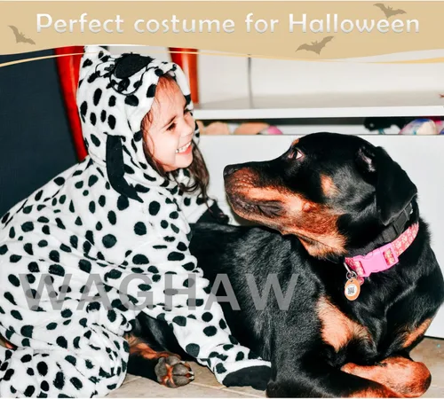 Vista 2 de Disfraz de dálmata para bebé niño y niña, traje de Halloween
