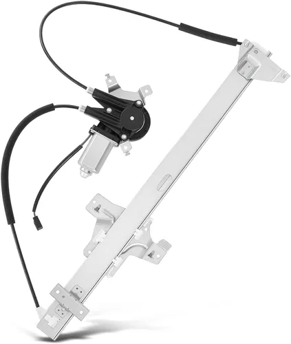 Vista 8 de YHTAUTO Elevalunas eléctrico delantero del lado del conductor con conjunto de motor de 2 pines para Ford E-150 E-250 Econoline E-350 E-450 E-550