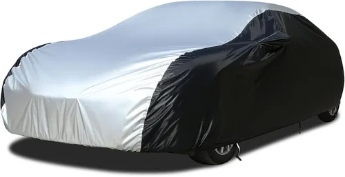 Vista 10 de Coverado Funda para Automóvil Impermeable para Todo Tipo de Clima, Fundas Exteriores Completas Ligeras 210D, Protección contra Nieve, Viento, Sol