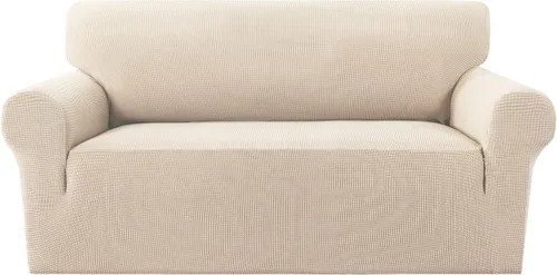 Vista 29 de MeilleMaison Funda elástica para silla reclinable, funda para sofá de 1 pieza con parte inferior elástica, lavable, protector de muebles Negro