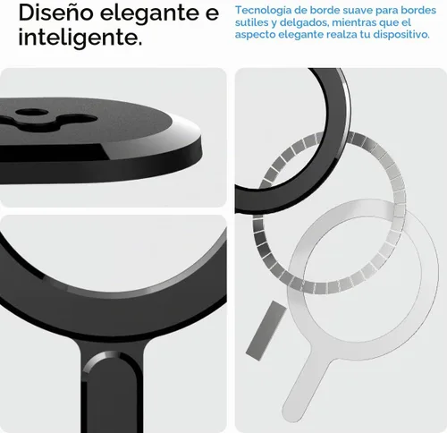 Vista 5 de Spigen para placa de anillo MagSafe para funda de teléfono, adaptador de carga inalámbrica
