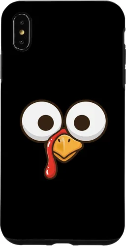 Vista 11 de Funny Cartoon Turkey Face, Big Eyes Thanksgiving Turkey Day Case for iPhone 16
