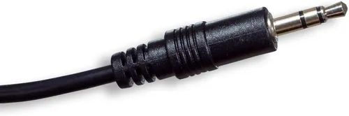 Vista 4 de Cablelera Cable de audio estéreo de 0.138 in Cable de audio 28 AWG Negro (ZCUUFEMM-06)