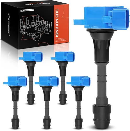 Vista 10 de A-Premium Juego de 6 paquetes de bobinas de encendido compatibles con Nissan Altima 2002-2006, Murano 2005-2008, Quest 2004-2009 3.5L, Frontier