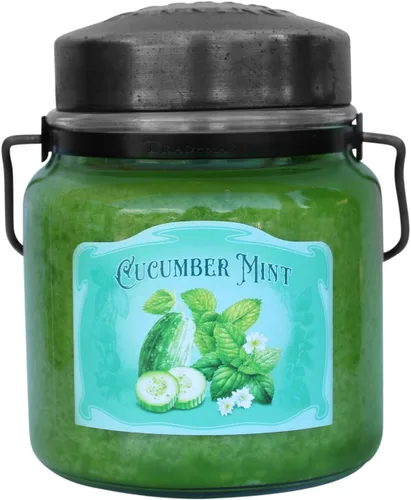 Vista 17 de McCall’s Candles Cocina de la Abuela Vela perfumada de 16 oz Hecha en EE. UU. Frasco rústico vintage con asa de transporte Fragancia