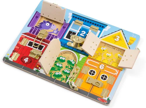 Vista 10 de Melissa & Doug–Granja magnética, juego de escondidas, Multicolor Tablero de la granja