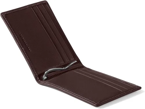 Vista 4 de Leatherology RFID - Cartera bifold para hombre, color marrón