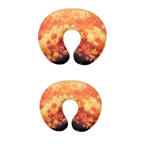 Vista 6 de Nursing Pillow Cover Stretchy Autumn Mushroom Ombre Cover for Breastfeeding Pillows Nursing Pillow Case for Newborn Fits the Original Support Pillow