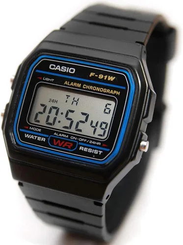 Vista 4 de Casio F91W-1 reloj deportivo informal