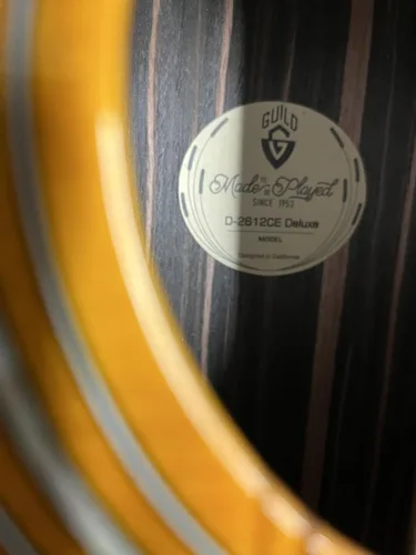 Vista 2 de Guild D 2612CE 12 cuerdas AE Guitarra Antq Brst