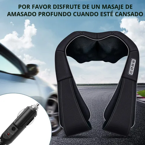 Vista 8 de Regalos de Navidad VIKTOR JURGEN para mujeres y hombres, masajeador Shiatsu de cuello y hombro con calor, masajeadores de recuperación deportiva
