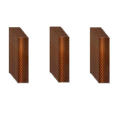 Vista 13 de Pegatinas reflectantes 1 pulgada de diámetro Redondas Reflectoras, Cinta adhesiva impermeable al aire libre de alta visibilidad (80 piezas)