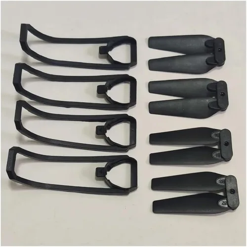 Vista 4 de Ajuste para E88 Pro Drone Propeller Maple Leaf Protector Marco de Protección Anillo Protector Cuchilla Protector Accesorio de pieza de repuesto