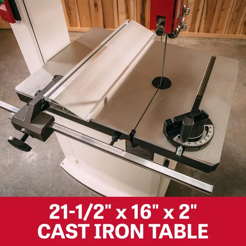 Vista 2 de JET Sierra de cinta para carpintería de 15 pulgadas, 3 HP, 230V 1Ph (modelo JWBS-15-3)