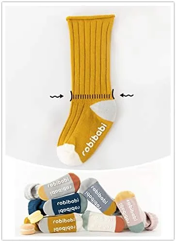 Vista 7 de Calcetines de algodón antideslizante para bebés y niños de 6 pares de 0 a 3 años
