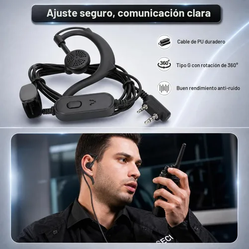 Vista 12 de BAOFENG UV-5R Radio Walkie Talkie de doble banda, carga directa tipo C, largo alcance, paquete de 2