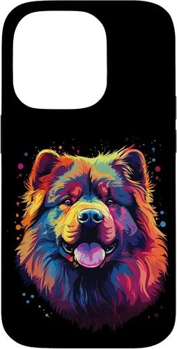 Vista 15 de Watercolour Colourful Dog Chow Chow Case for iPhone 16