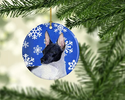Vista 239 de Caroline's Treasures Cavalier Spaniel - Adorno de cerámica para colgar en el árbol de Navidad, para el hogar, Navidad, fiestas, regalo, 3 pulgadas