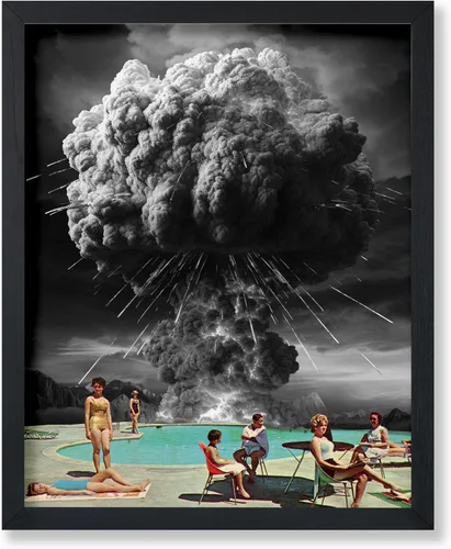 Vista 21 de Monem Art - Póster psicodélico – Impresión geométrica – Arte Trippy – Arte en blanco y negro – Arte abstracto – Arte moderno – Arte moderno – Arte