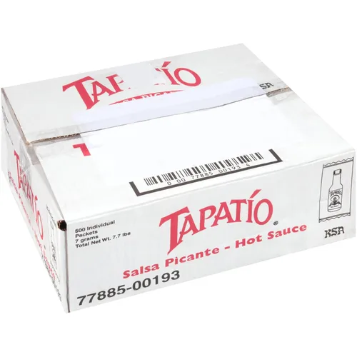 Vista 4 de Tapatio Paquetes de salsa picante (paquetes de 0.2 onzas, paquete de 500)