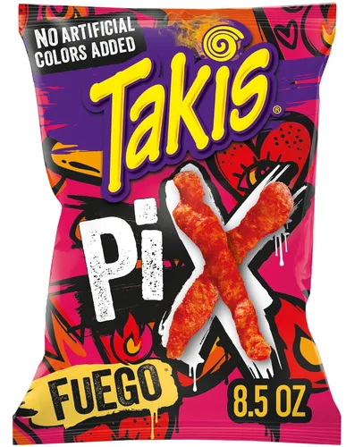 Vista 13 de Takis Fuego Stix - Palitos de maíz para aperitivos, bolsa de 9.9 onzas