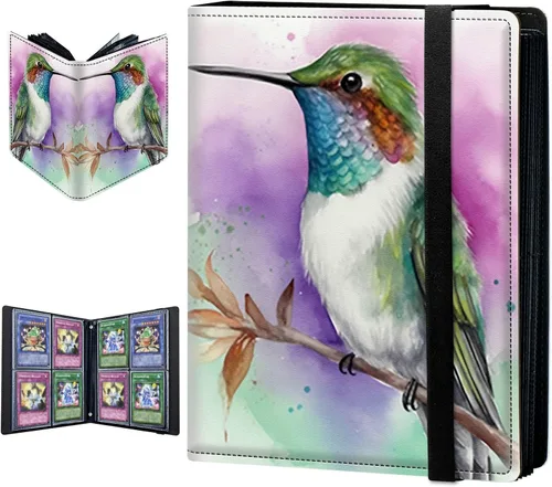Vista 13 de Carpeta para tarjetas intercambiables, 4 bolsillos para tarjetas intercambiables, 160 bolsillos de doble cara, funda para tarjetas de tamaño Mujeres