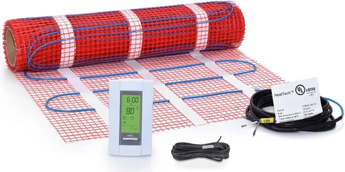 Vista 15 de tapete eléctrico de calefacción, mosaico radiante 120 V