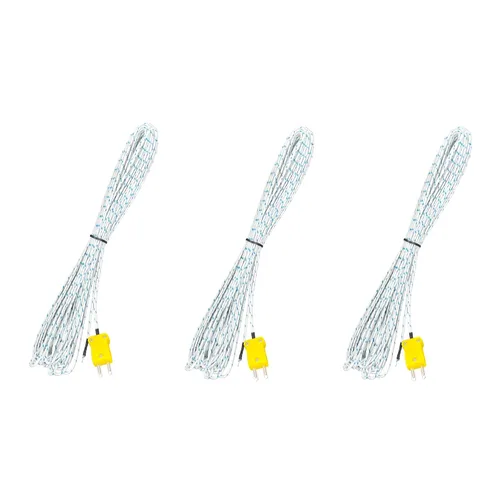 Vista 6 de Sensor de sonda de temperatura de termopar tipo K Tipo K Cable de termopar Rango de medición de línea de detección de temperatura -40 a 400 Celsius