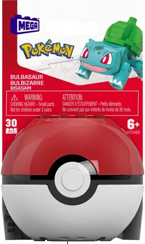 Vista 6 de MEGA Pokémon Evergreen Bulbasaur Pokémon Juguete de construcción para niños a partir de 6 años