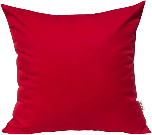 Vista 101 de TangDepot Fundas de almohada sólidas de seda sintética duradera, fundas de almohada cuadradas decorativas, fundas de almohada para interiores y Azul