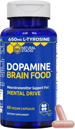 Vista 13 de Natural Stacks - Alimento cerebral de acetilcolina con colina Alpha GPC - Ayuda a limpiar la niebla cerebral, mejora el impulso mental y el estado