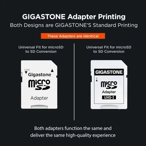 Vista 3 de GIGASTONE - Tarjeta Micro SD de 1 TB, Camera Plus, GoPro, cámara de acción, aplicación A1 Run para smartphone, compatible con Nintendo-Switch, 150