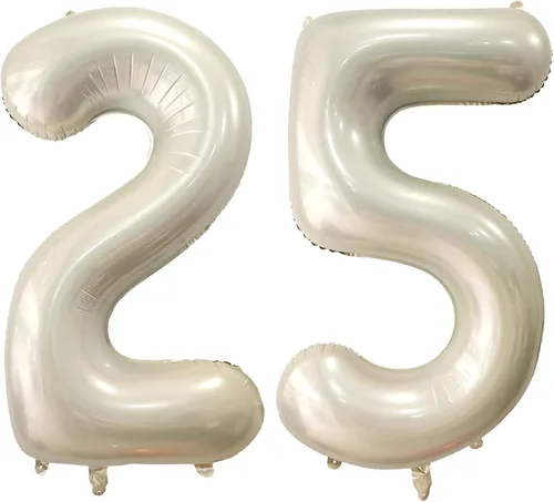 Vista 47 de Globo dorado claro con el número 0 de aluminio de 40 pulgadas, color oro champán, globo de helio 0 Mylar Oro claro 0