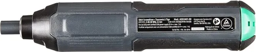 Vista 3 de Amazon Basics de SKIL - Destornillador de precisión inalámbrico recargable de 4 V, con juego de 34 puntas, funda de transporte, carga USB, luz