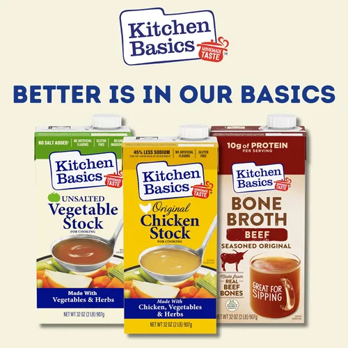 Vista 6 de Kitchen Basics - Caldo de res original, 32 onzas líquidas