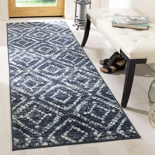 Vista 40 de SAFAVIEH Colección Adirondack Alfombra Decorativa - 2'6" x 4', Negro y Marfil, Diseño Moderno Desgastado, No Desprende Pelusa y Fácil Cuidado, Ideal