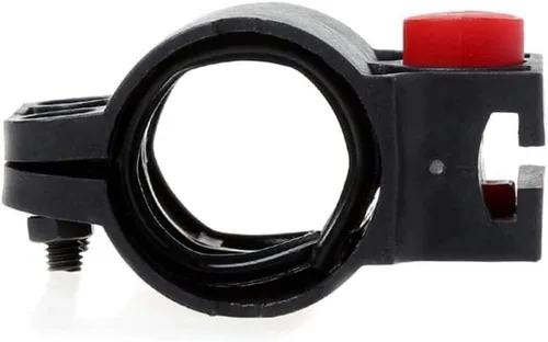 Vista 3 de Negro Universal Bike U-Lock Mount, soporte de marco ajustable, soporte para bicicletas de carretera y montaña