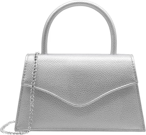Vista 14 de Milisente Bolso de noche para mujer, bolso de mano para fiesta nupcial, bolsos de cóctel y baile de graduación con charol