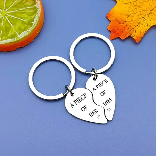 Vista 4 de Boyfriend Husband Gifts from Girlfriend Wife Couples Keychain for Women Men
