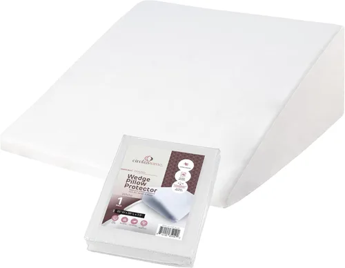 Vista 69 de CirclesHome Juego de 4 protectores de almohada estándar con cremallera, fundas de almohada transpirables 100% algodón, protegen las almohadas