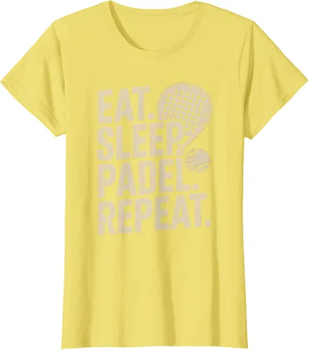Vista 75 de Camiseta Eat Sleep Padel Repeat Padel Jugador de Tenis