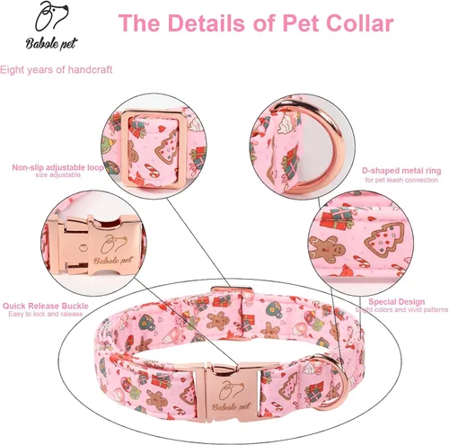 Vista 435 de Collar para perros del 4 de julio, collares patrióticos azules para cachorros y perros pequeños, ligero y ajustable 1776 collares para cachorros