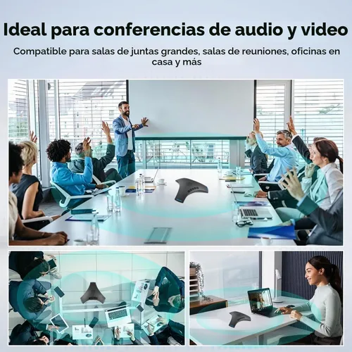 Vista 4 de TOALLIN S68 - Altavoz, micrófonos inalámbricos para conferencias con altavoz