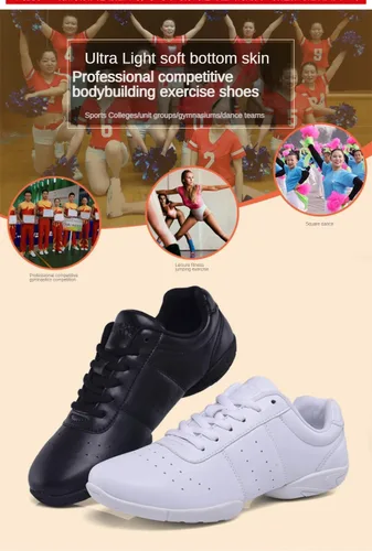 Vista 9 de Zapatos deportivos de animación aeróbica ultra cómodos para mujer, tenis de competición de entrenamiento para adultos y jóvenes
