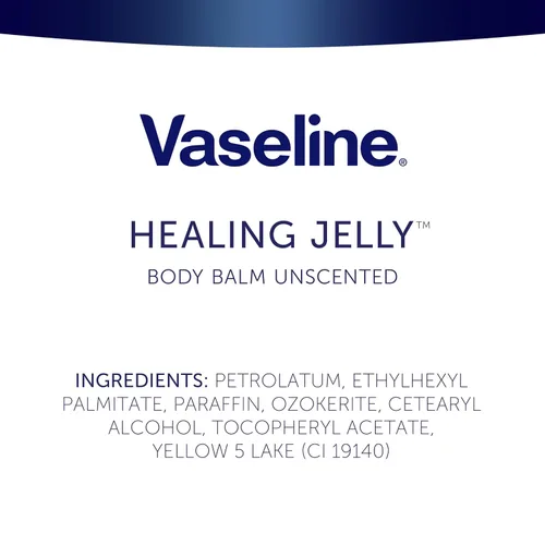 Vista 9 de Vaseline Paquete de loción, resaltador y luminizador de gelatina de cacao brillante + barra de bálsamo para todo el cuerpo, manteca de cacao