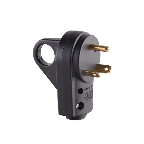 Vista 7 de Veepeak Enchufe de reemplazo hembra para RV de 30 amperios TT-30R resistente, conector de extensión de cable de alimentación eléctrica de 3 clavijas