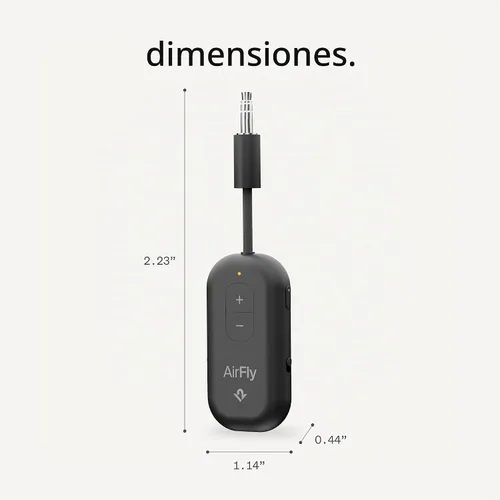 Vista 9 de Twelve South AirFly Pro 2, adaptador Bluetooth, par 2 AirPods, negro