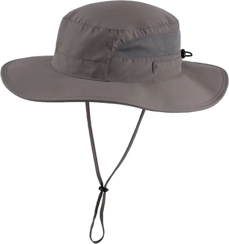 Vista 34 de Connectyle Sombrero de sol Boonie para hombre, protección UV, pesca, senderismo, camping, sombrero