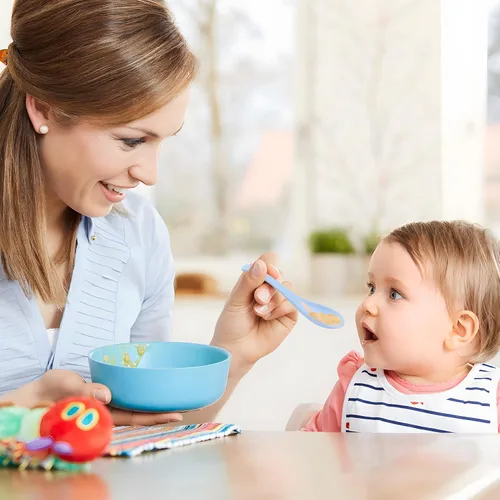 Vista 6 de Lnrkai - 8 cucharas de plástico para cena, cuchara de sopa reutilizable portátil, multicolor, ligera, duradera, apta para lavavajillas y microondas